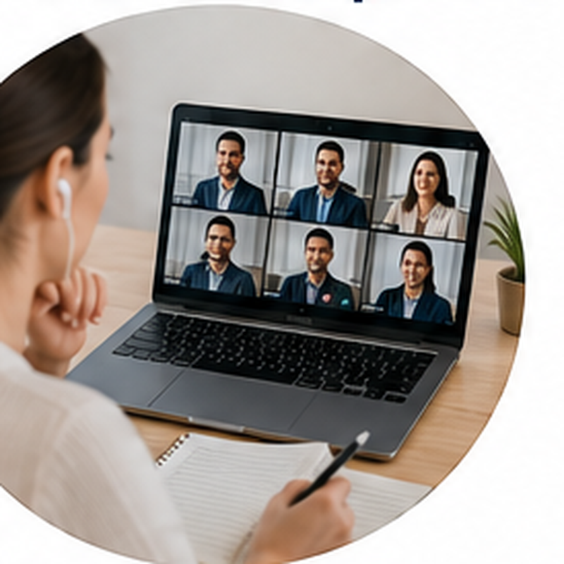 Lezione di sicurezza sul lavoro in videoconferenza