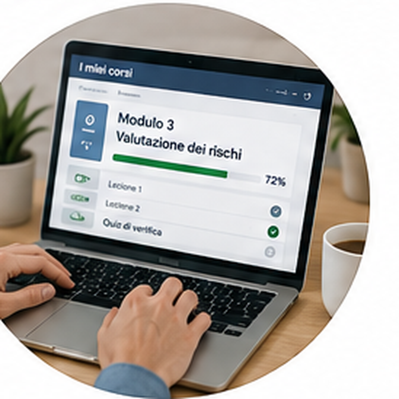 Corso di sicurezza sul lavoro in modalità e-learning e blended
